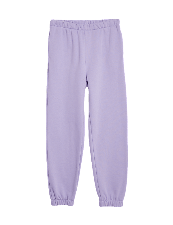 Cotton Rich Plain Joggers (6-16 Yrs)