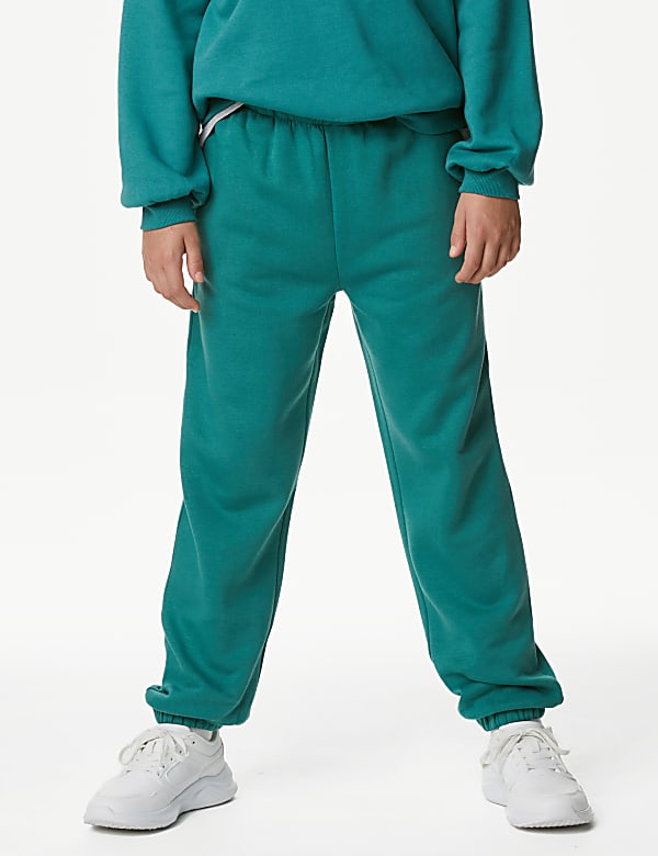 Cotton Rich Plain Joggers (6-16 Yrs)