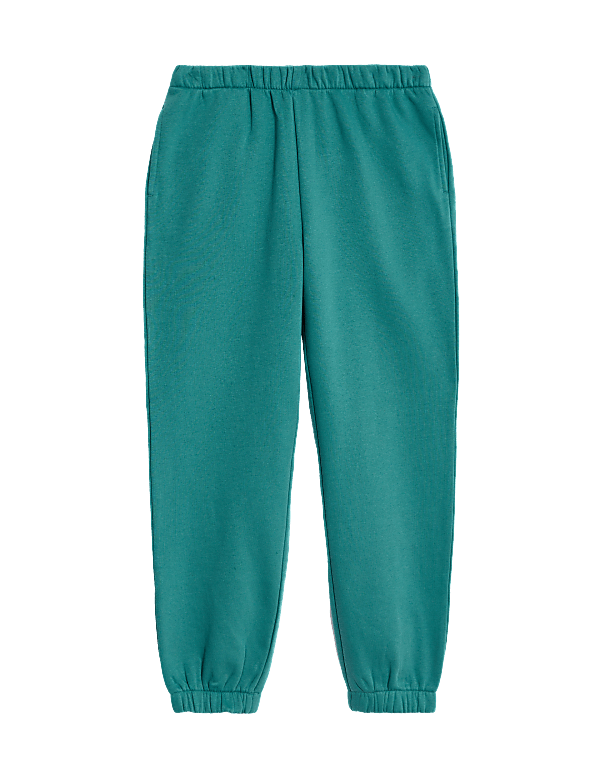 Cotton Rich Plain Joggers (6-16 Yrs)