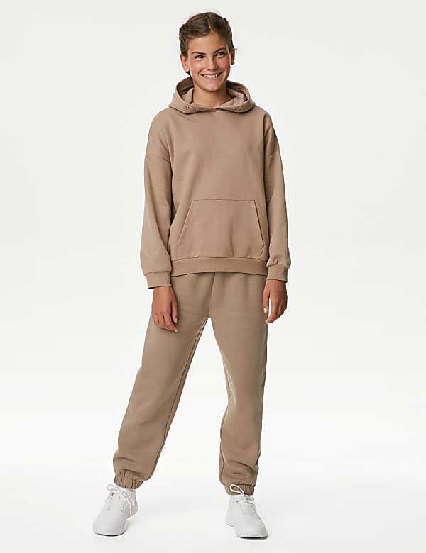 Cotton Rich Plain Joggers (6-16 Yrs)