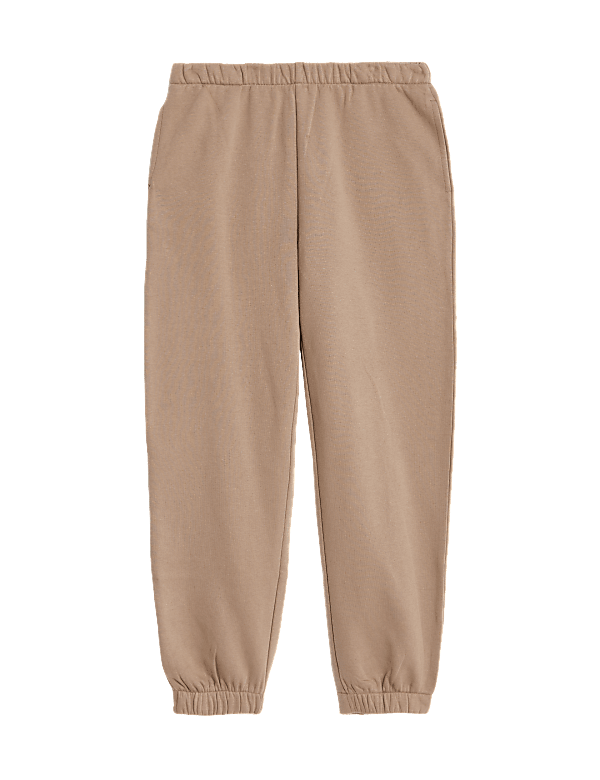 Cotton Rich Plain Joggers (6-16 Yrs)