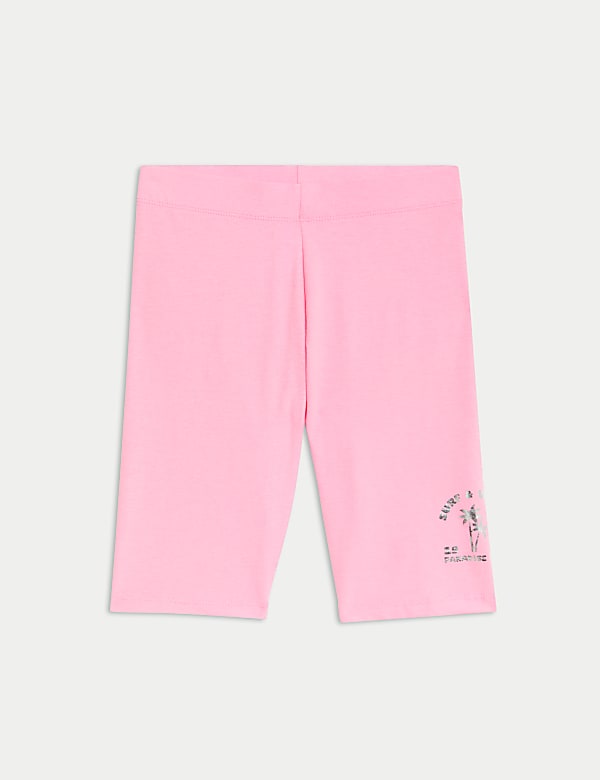 Cotton Rich Print Cycling Shorts (6-16 Yrs) - BG