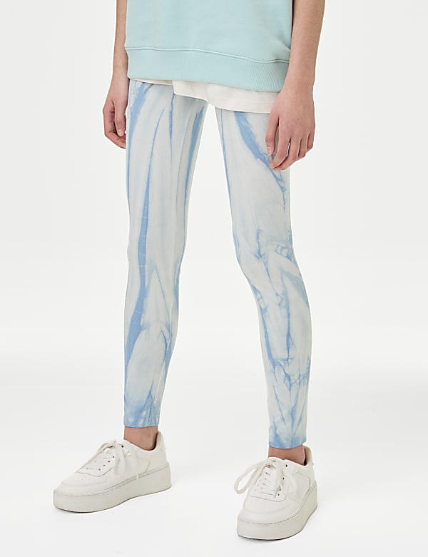 Cotton Rich Tie Dye Leggings (6-16 Yrs)