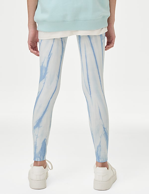Cotton Rich Tie Dye Leggings (6-16 Yrs)