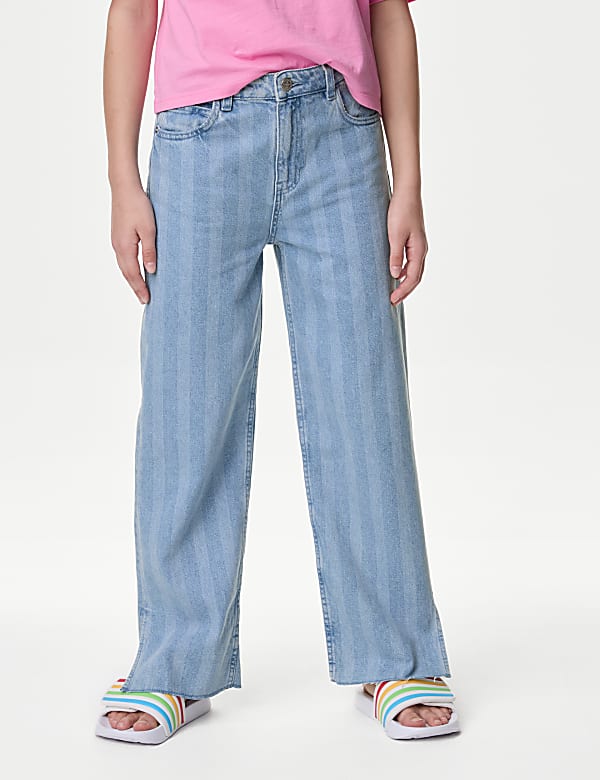 Pure Cotton Denim Jeans (6–16 Yrs)