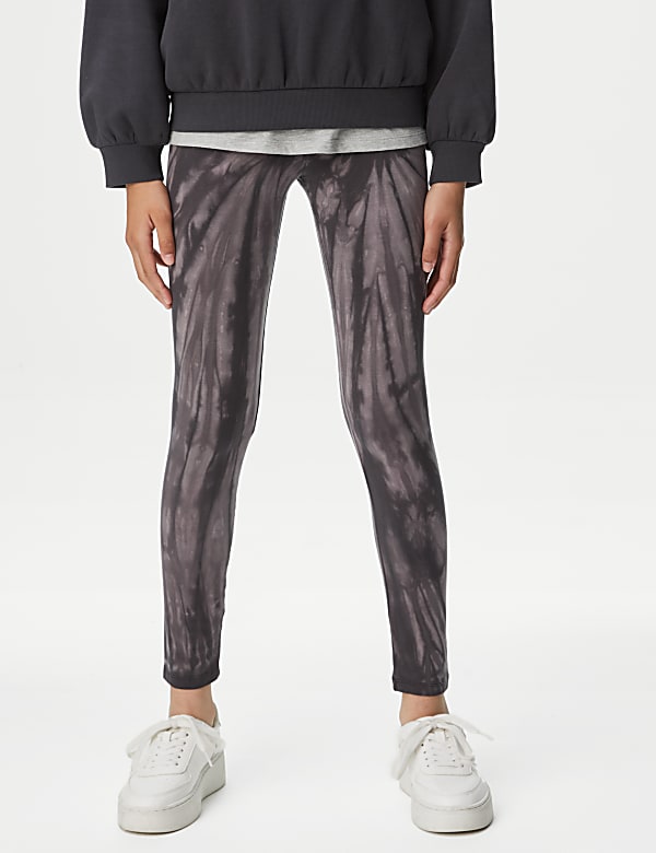 Cotton Rich Tie Dye Leggings (6-16 Yrs)