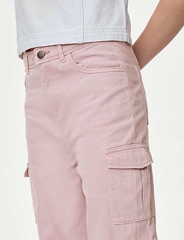 Pantalon cargo en coton (du 6 au 16 ans) - FR