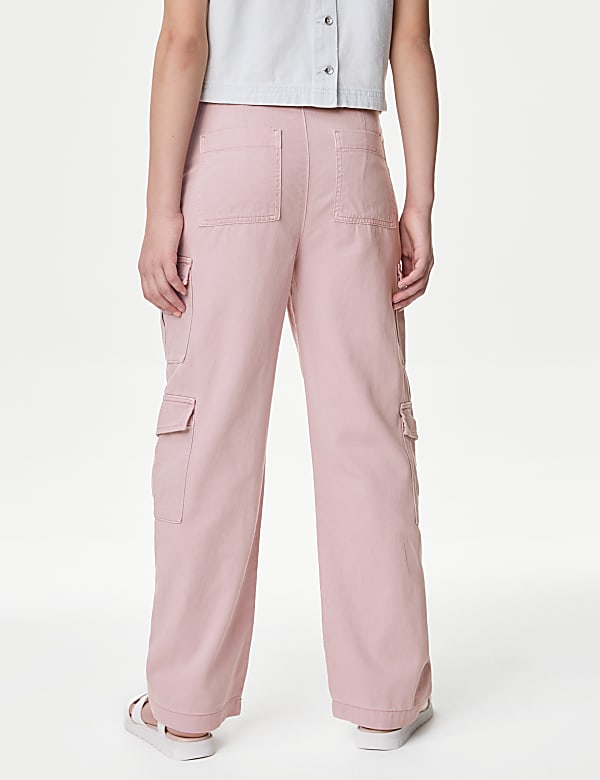 Pantalon cargo en coton (du 6 au 16 ans) - FR