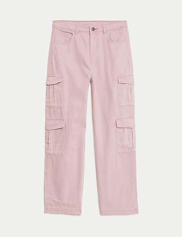 Pantalon cargo en coton (du 6 au 16 ans) - FR