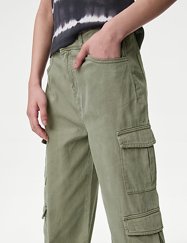 Cotton Rich Cargo Trousers (6-16 Yrs)