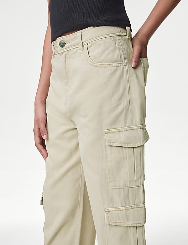 Cotton Rich Cargo Trousers (6-16 Yrs)