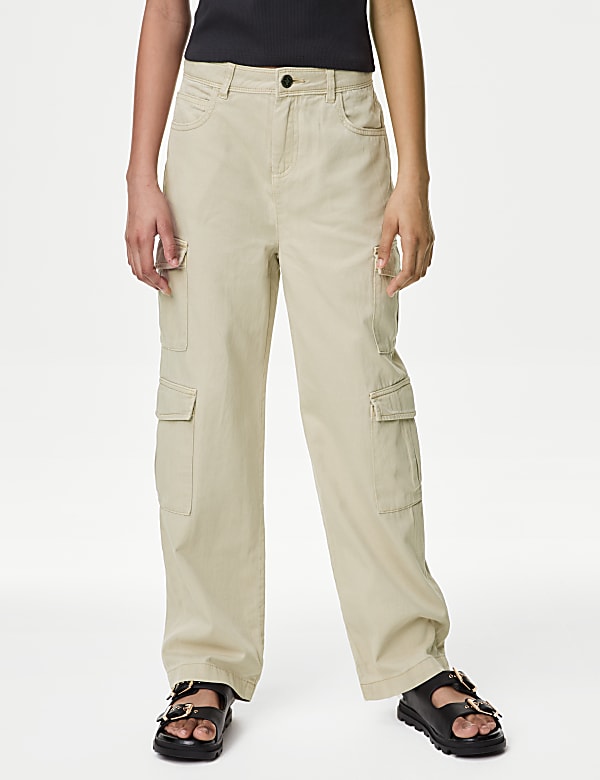 Cotton Rich Cargo Trousers (6-16 Yrs)