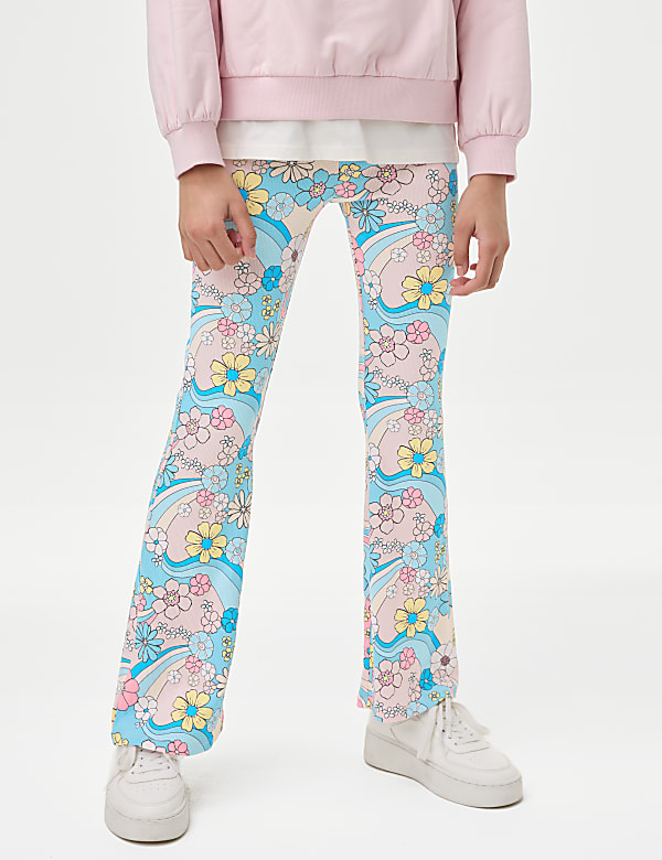 Cotton Rich Flared Leggings (6-16 Yrs)