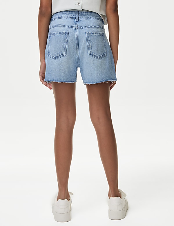 Pure Cotton Denim Shorts (6-16 Yrs)