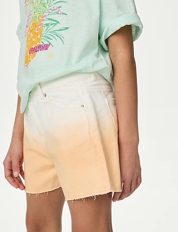 Pure Cotton Denim Shorts (6-16 Yrs)