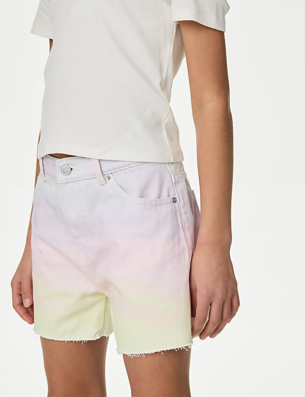Pure Cotton Denim Shorts (6-16 Yrs)