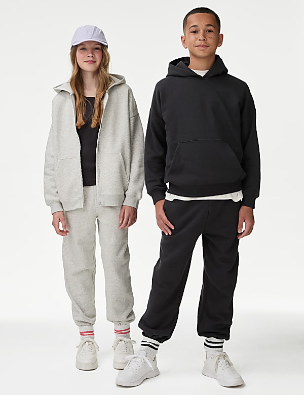 Cotton Rich Joggers (6-16 Yrs) - GR