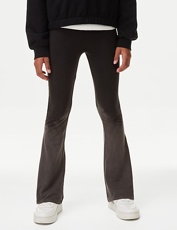 Cotton Rich Flared Leggings (6-16 Yrs)