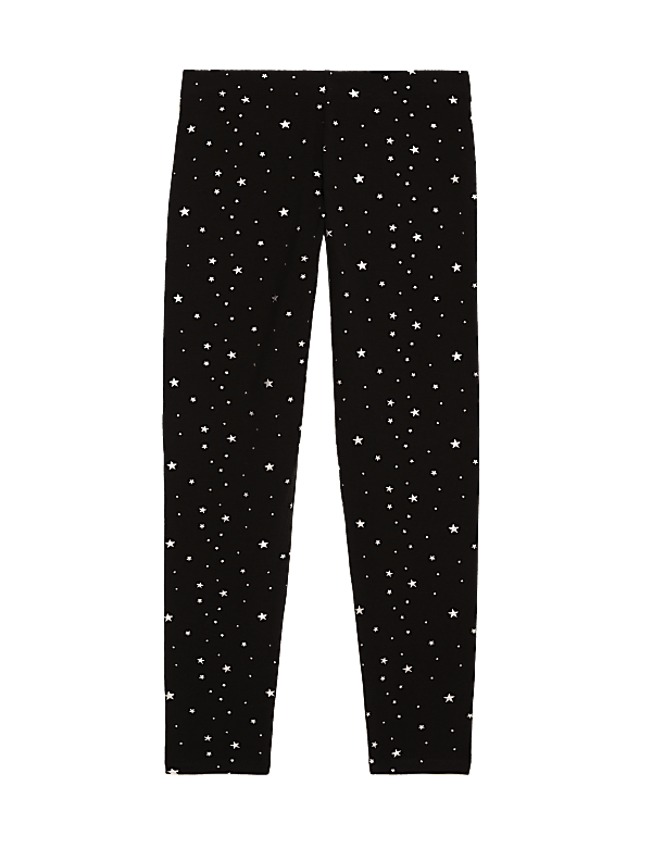 Cotton Rich Star Leggings (6-16 Yrs)