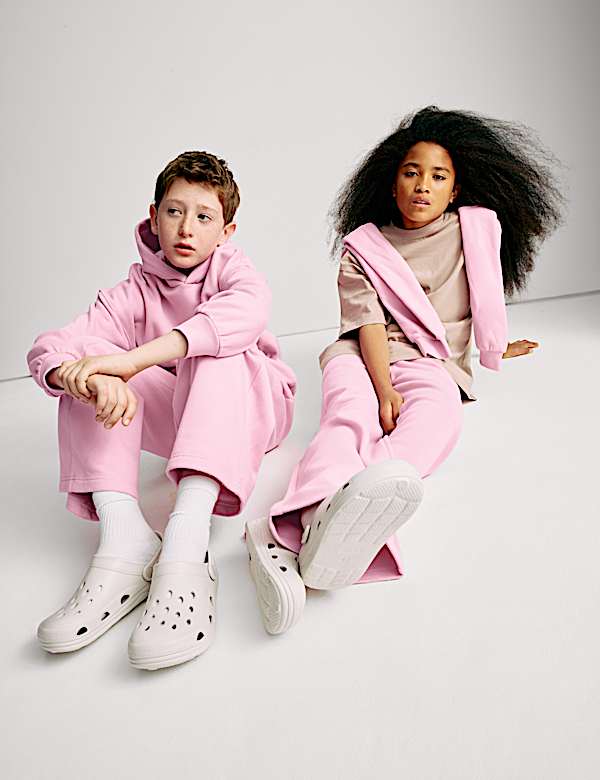 Wide Leg Cotton Rich Joggers (2-16 Yrs)