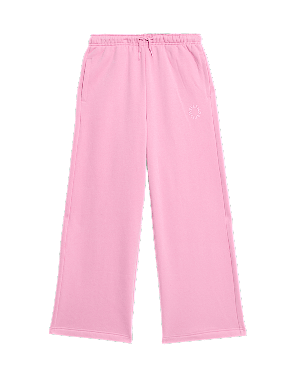 Wide Leg Cotton Rich Joggers (2-16 Yrs)