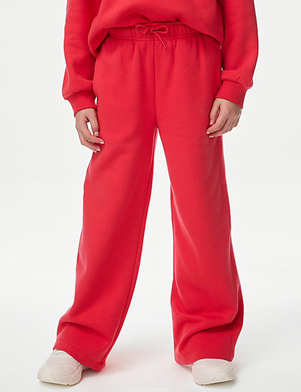 Jogger με φαρδιά μπατζάκια και υψηλή περιεκτικότητα σε βαμβάκι (2-16 ετών) - GR