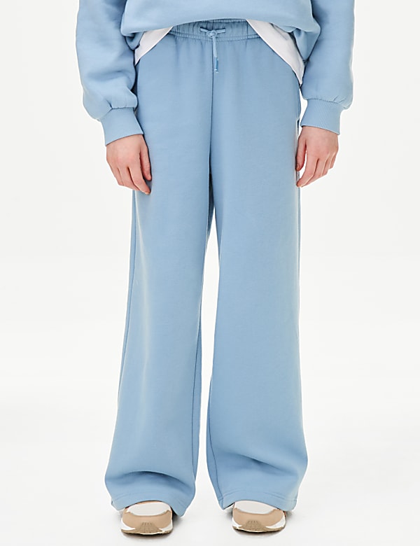 Wide Leg Cotton Rich Joggers (2-16 Yrs)