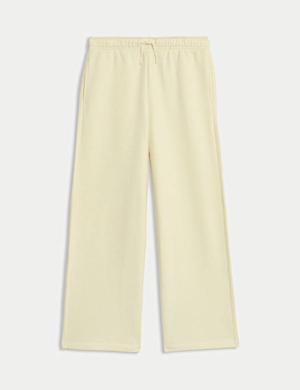 Wide Leg Cotton Rich Joggers (2-16 Yrs)