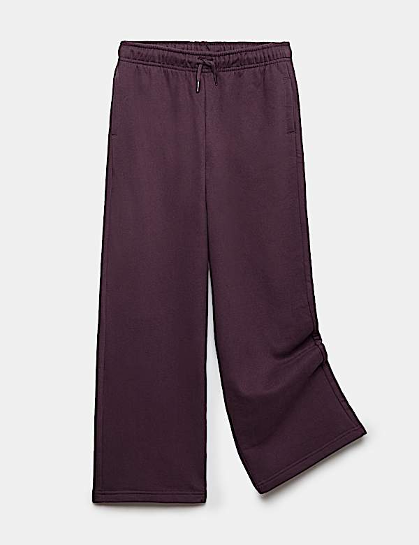 Wide Leg Cotton Rich Joggers (2-16 Yrs)
