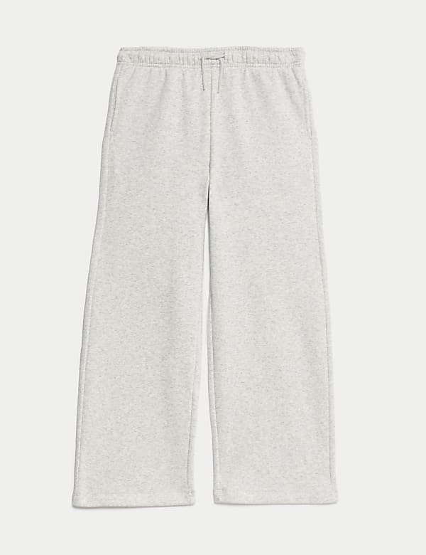 Wide Leg Cotton Rich Joggers (2-16 Yrs) - GR