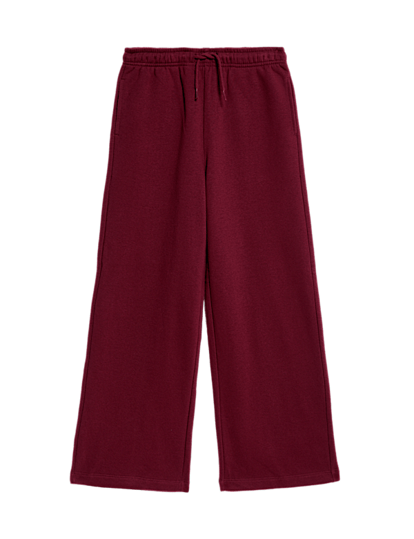 Wide Leg Cotton Rich Joggers (2-16 Yrs)