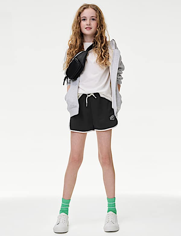Cotton Rich Sports Shorts (2-16 Yrs)