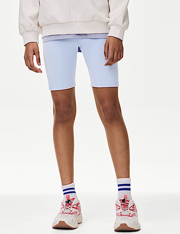 Cotton Rich Cycling Shorts (6-16 Yrs) - CH