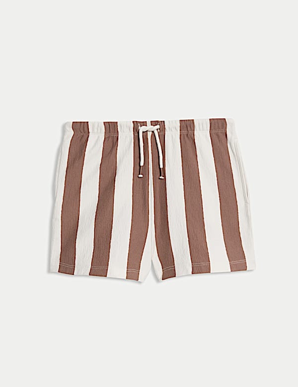 Pure Cotton Striped Shorts (6-16 Yrs) - CA