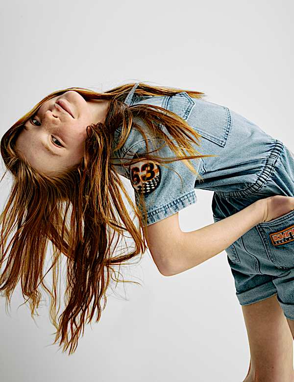 Combishort en jean McLaren F1 Team (du 2 au 16 ans) - FR