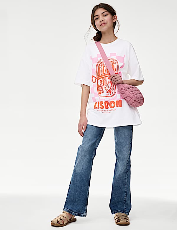 Pure Cotton Lisbon T-Shirt (6-16 Yrs) - DK