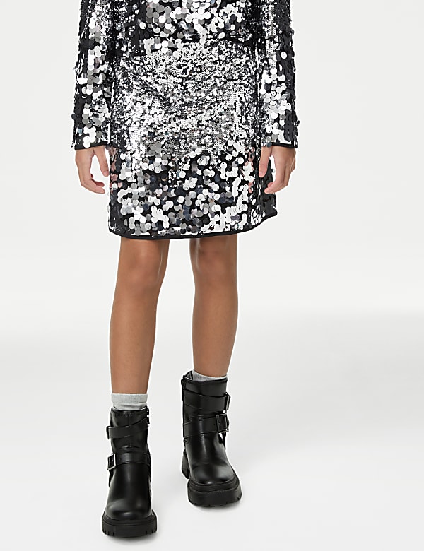 Mini Sequin Skirt (6-16 Yrs)