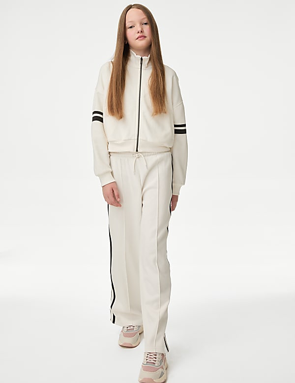 Tepl&aacute;ky s pruhem na straně a vysok&yacute;m pod&iacute;lem bavlny (6&ndash;16 let) - CZ