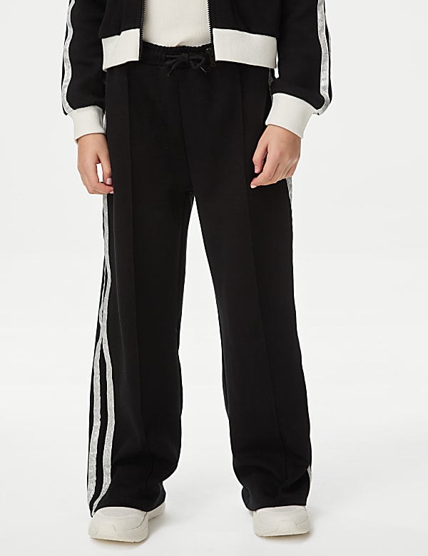 Celana Jogger Bahan Katun Motif Garis Samping (6-16 Tahun) - ID