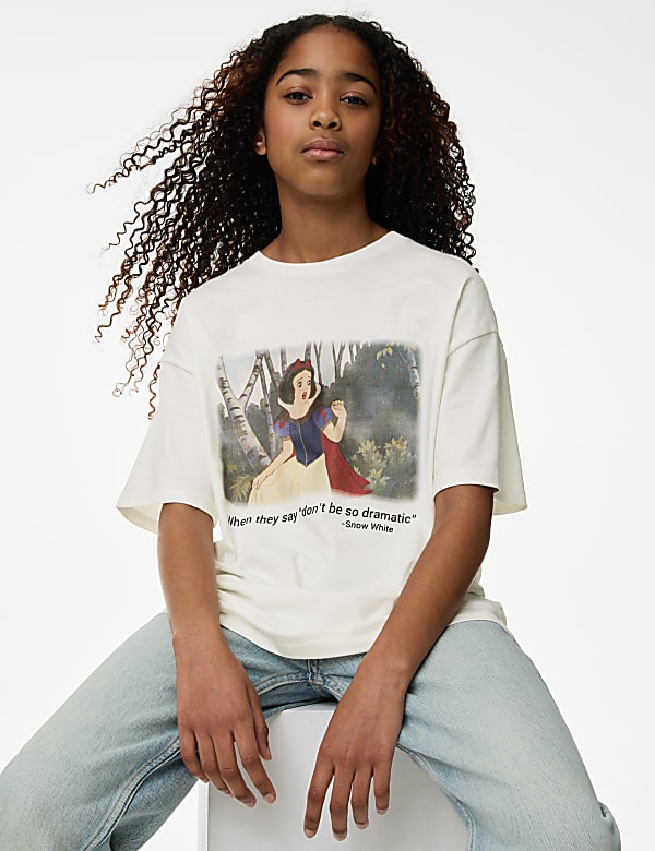 Pure Cotton Snow White™ Graphic T-Shirt (6-16 Yrs) - NO