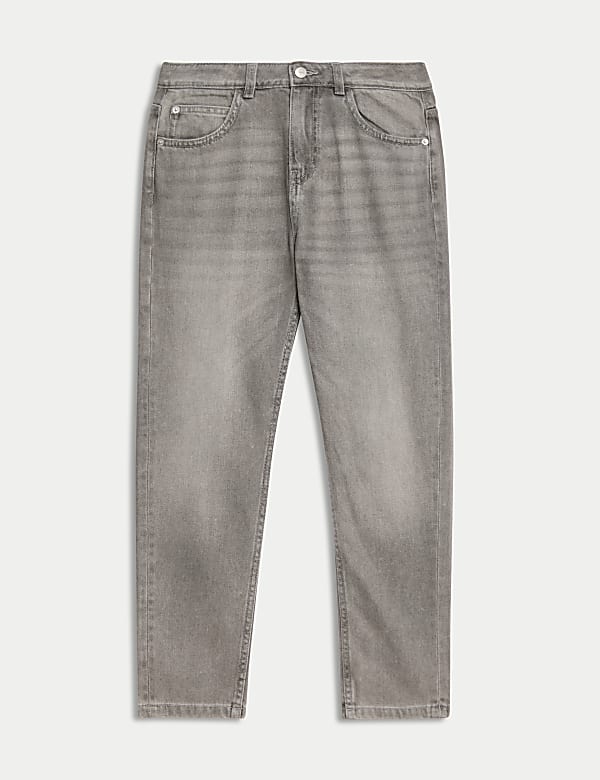 Mom Pure Cotton Denim Jeans (6-16 Yrs) - GR