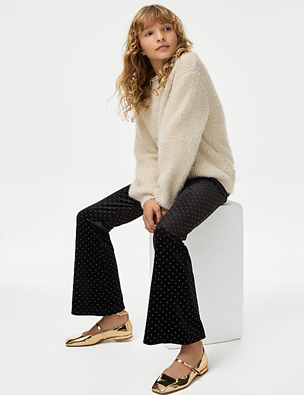 M&s black velvet leggings 2025