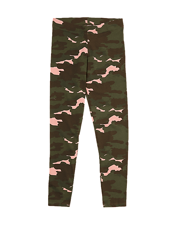Cotton Camouflage Leggings (6-16 Yrs)