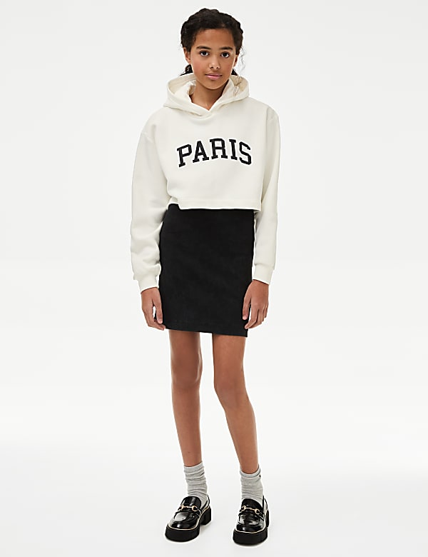 2 Potong Pakaian Hoodie dan Gaun Paris (6-16 Tahun) - ID
