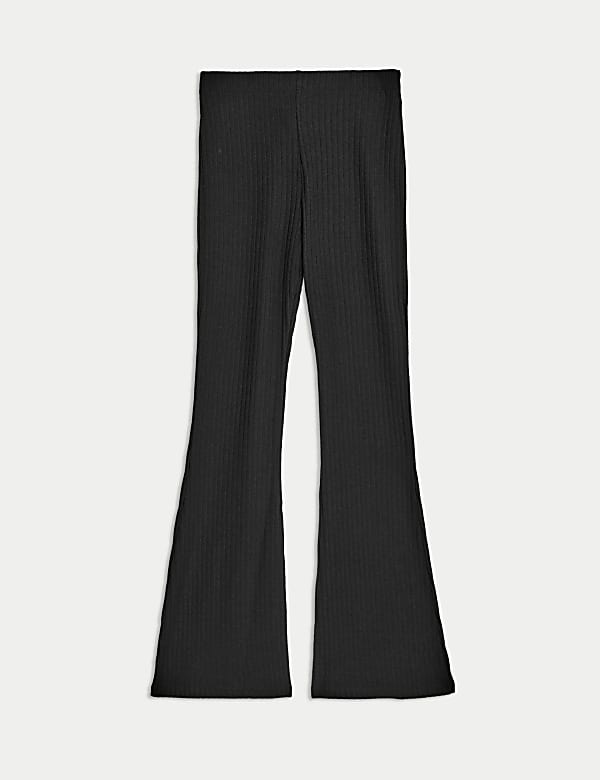 Flared Ribbed Knitted Trousers (6-16 Yrs) - CZ
