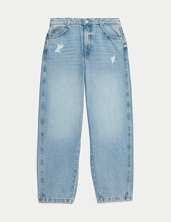 \nCarrot Leg Denim Jeans (6-16 Yrs) - JO
