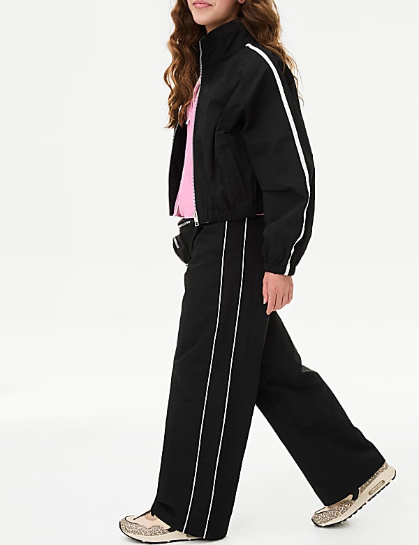 Side Stripe Wide Leg Joggers (6-16 Yrs)