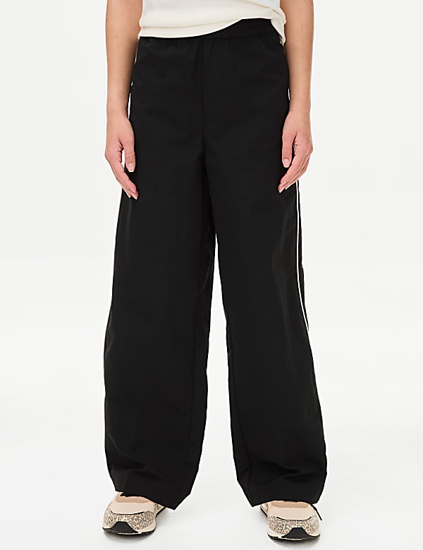 Side Stripe Wide Leg Joggers (6-16 Yrs)