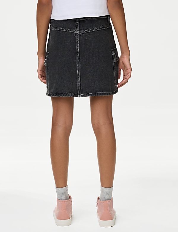 Denim Cargo Skirt (6-16 Yrs) - NL