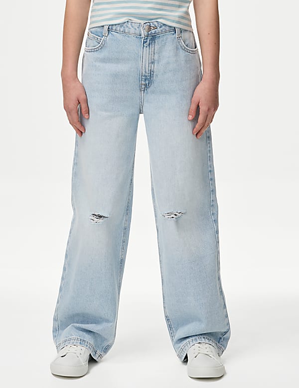 Wide Leg Denim Jeans (6-16 Yrs) - JP